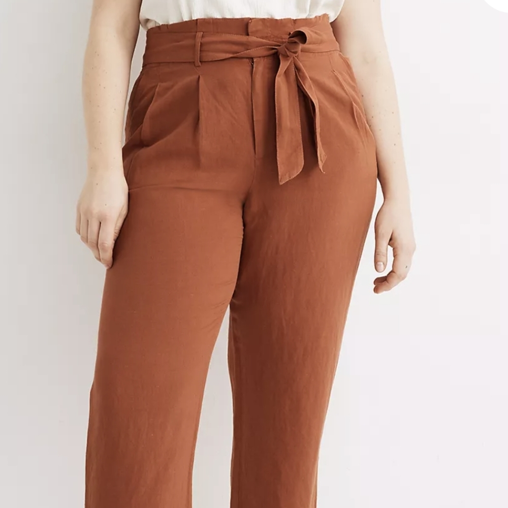Madewell Paper Bag Crop Pant